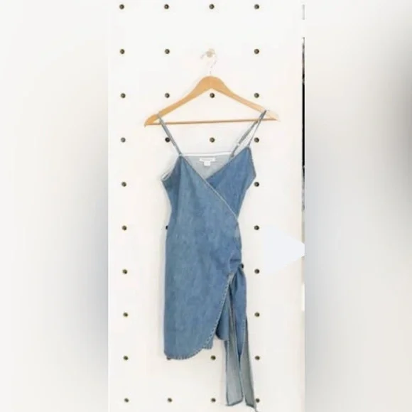 BillabongIsland WrapDenim Minidress8124